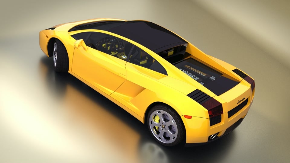 Lamborghini Gallardo + Interior + Cycles preview image 4